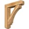 Ekena Millwork Imperial Craftsman Rough Sawn Bracket w/ Offset Brace, Western Red Cedar, 8"W x 36"D x 40"H BKT0806X36X40IMP04RWR - alternate 1